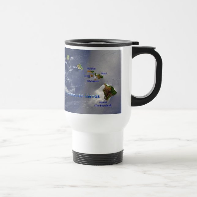 View of the Hawaiian Islands Travel Mug (Right)