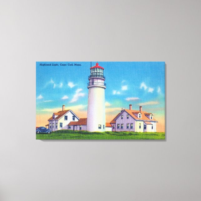 View of the Highland Lighthouse Canvas Print (Front)