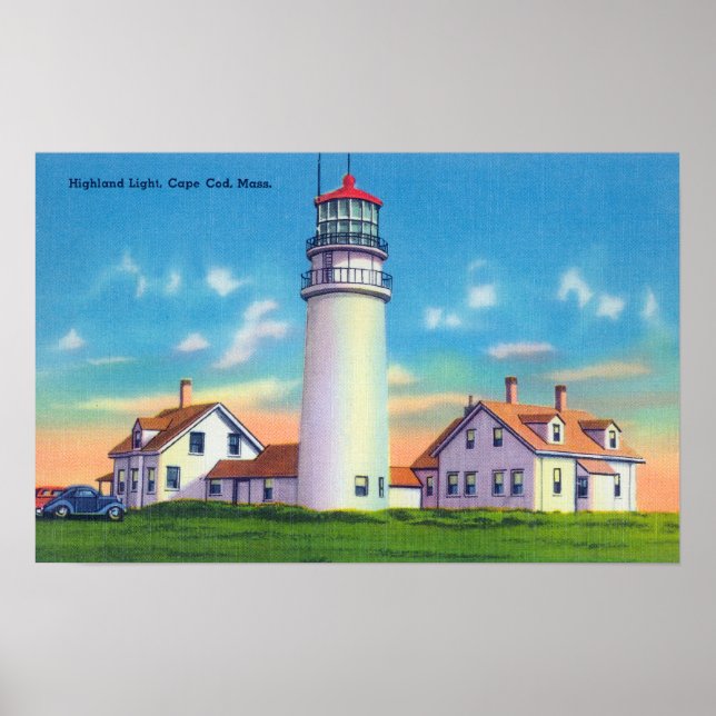 View of the Highland Lighthouse Poster (Front)