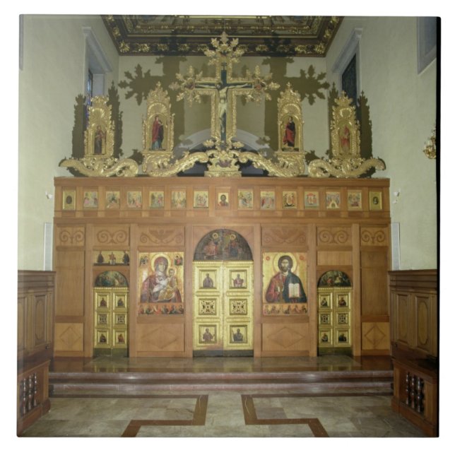 View of the Iconostasis, 1641 (photo) (see 137901 Tile (Front)