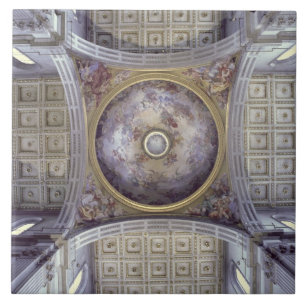 View of the interior of the cupola, built in 1425- tile