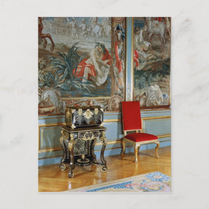 View of the interior of the third stateroom postcard