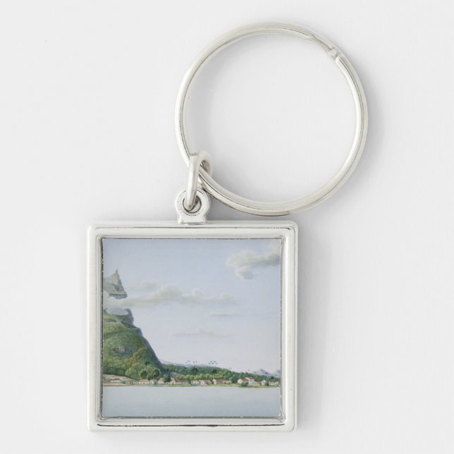 View of the Island of Bora Bora, from 'Voyage auto Key Ring (Front)
