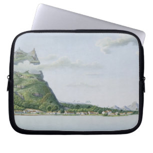View of the Island of Bora Bora, from 'Voyage auto Laptop Sleeve