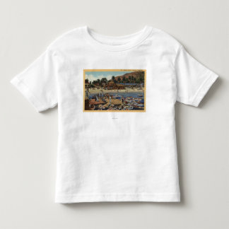 View of the Isthmus Harbour w/ Swimmers Toddler T-Shirt