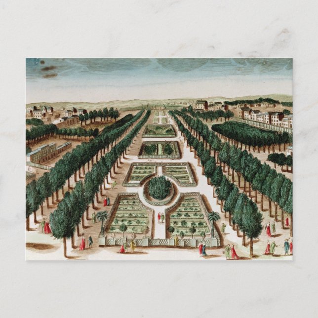 View of the Jardin des Plantes Postcard (Front)
