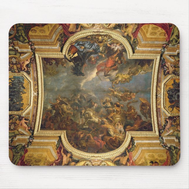 View of The King Taking Maastricht in 13 Days Mouse Mat (Front)