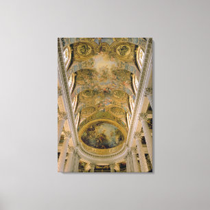 View of the King's Gallery and vaulted ceiling dep Canvas Print
