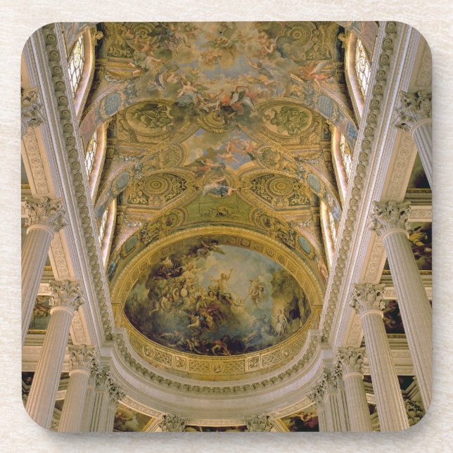 View of the King's Gallery and vaulted ceiling dep Coaster (Front)