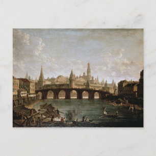 View of the Kremlin and the Kamenny Bridge Postcard
