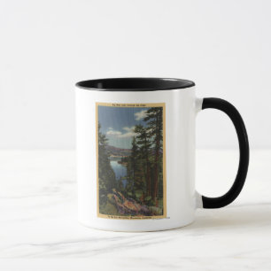 View of the Lake through the Pines # 2 Mug