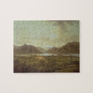 View of the Lakes and Mountains of Killarney, Irel Jigsaw Puzzle