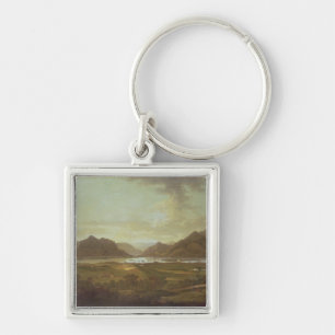 View of the Lakes and Mountains of Killarney, Irel Key Ring
