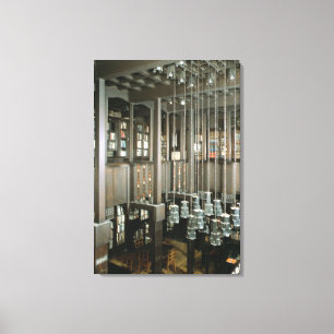 View of the library, built 1897-99 canvas print