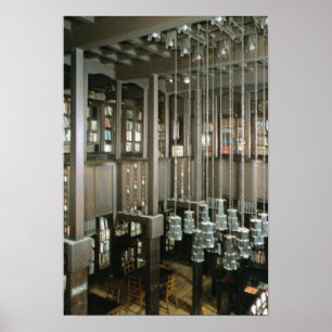 View of the library, built 1897-99 poster