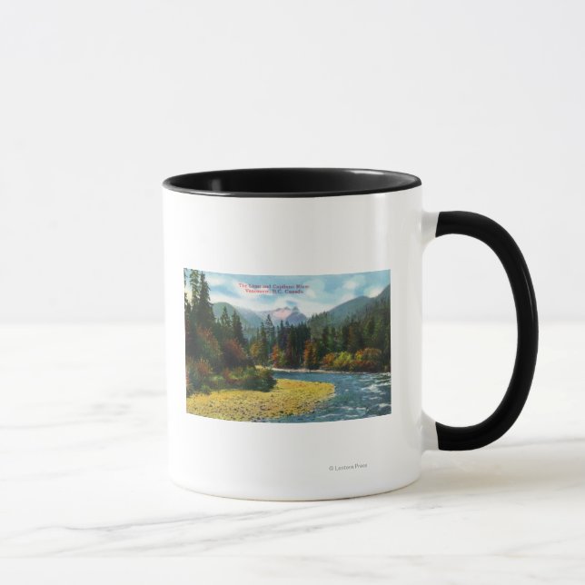 View of the Lions and Capilano River Mug (Right)