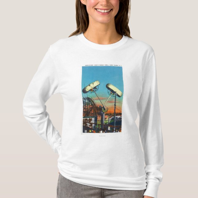 View of the Loop-o-Plane Ride # 1 T-Shirt (Front)