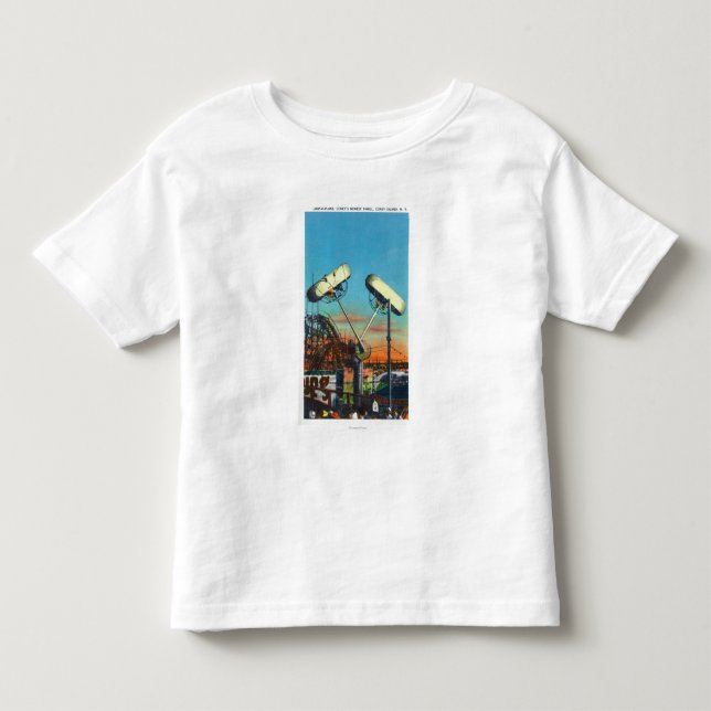 View of the Loop-o-Plane Ride # 1 Toddler T-Shirt (Front)