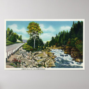 View of the Lower Falls of the Ammonoosuc River Poster