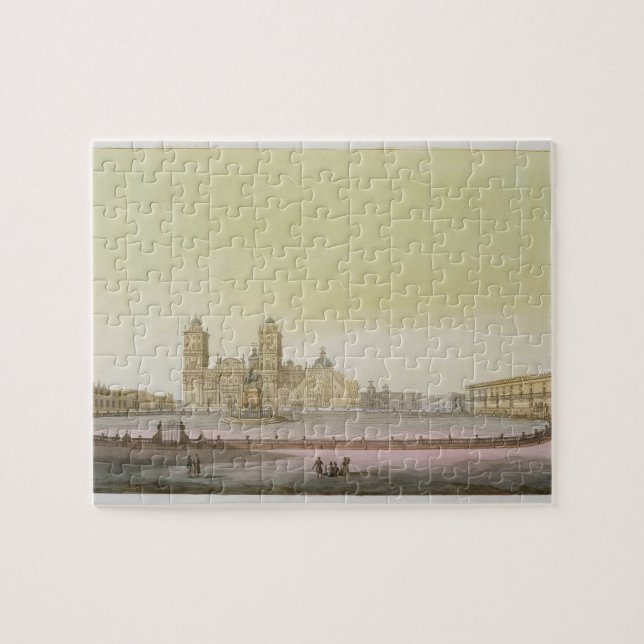 View of the main square in Mexico City (colour eng Jigsaw Puzzle (Horizontal)
