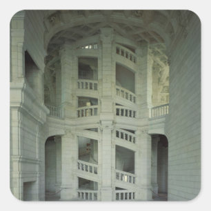 View of the main staircase, 1519-46 square sticker