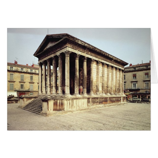 View of the Maison Carree, c.19 BC (Front Horizontal)