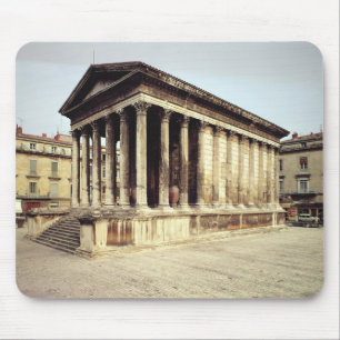 View of the Maison Carree, c.19 BC Mouse Mat