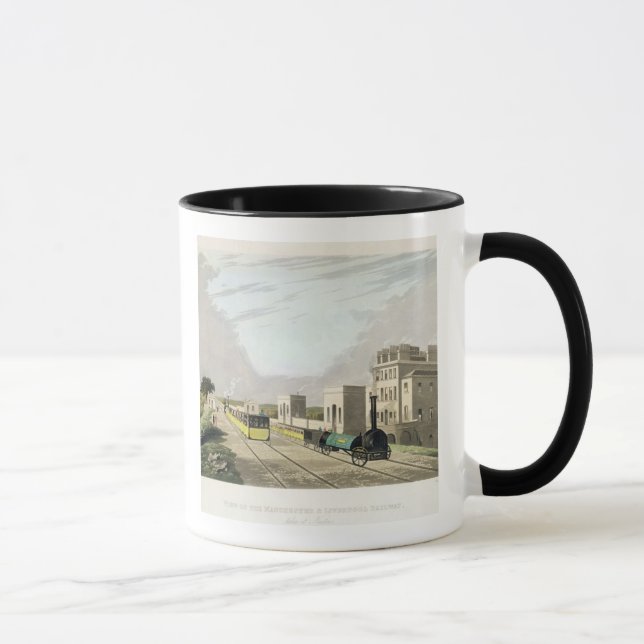 View of the Manchester and Liverpool Railway, take Mug (Right)