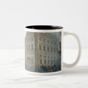View of the Mariinsky Palace in Winter, 1863 Two-Tone Coffee Mug