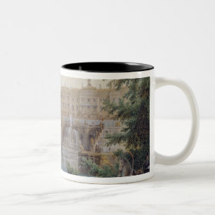View of the Marly Cascade Two-Tone Coffee Mug