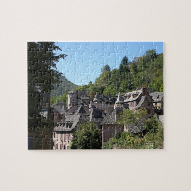 View of the mediaeval village (photo) jigsaw puzzle (Horizontal)