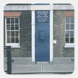 VIew of the meridian line Square Sticker