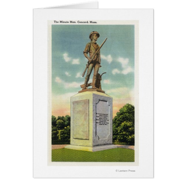 View of the Minute Man Statue (Front)