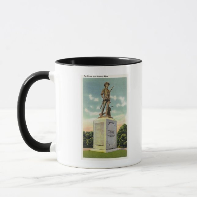 View of the Minute Man Statue Mug (Left)