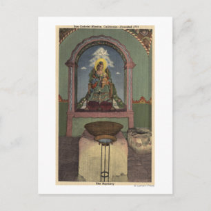 View of the Mission & Baptistry Postcard
