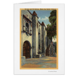View of the Mission's Doors & Stairway