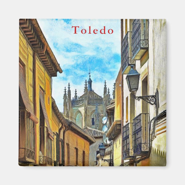 View of the Monastery of San Juan de los Reyes Magnet (Front)