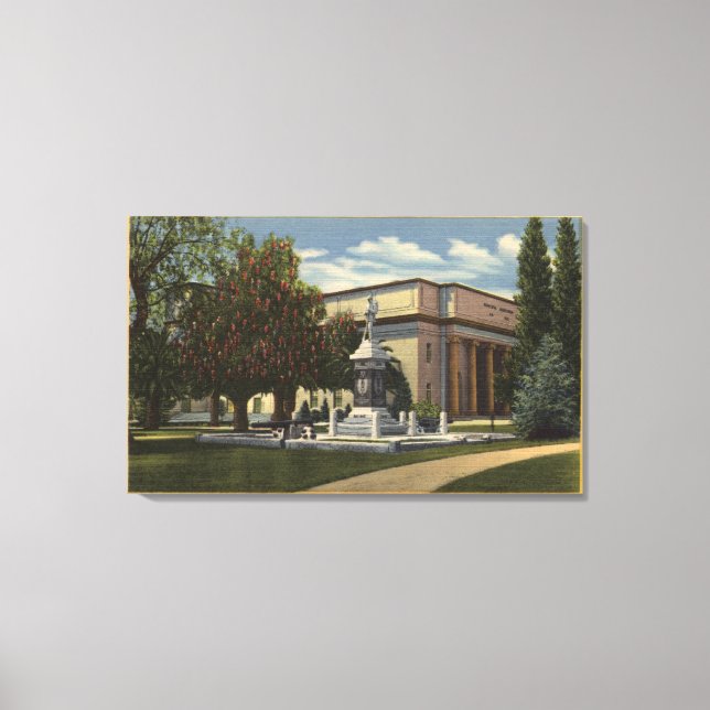 View of the Municipal Auditorium Canvas Print (Front)
