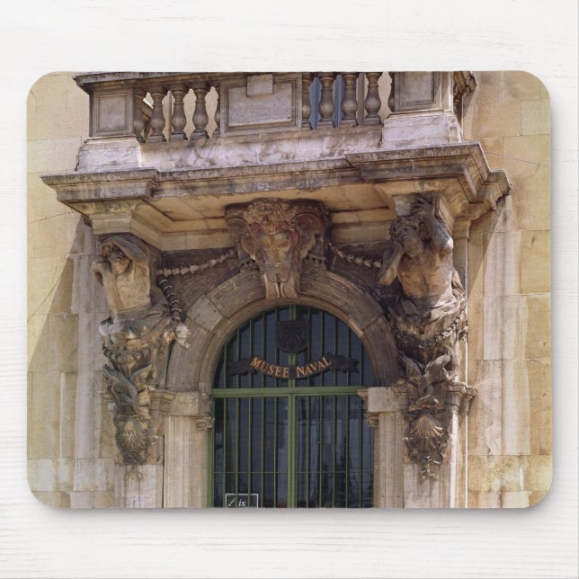 View of the museum entrance mouse mat (Front)