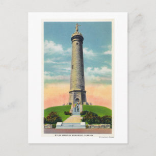 View of the Myles Standish Monument # 2 Postcard
