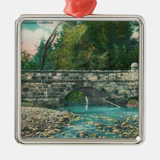 View of the Napa County BridgeNapa, CA Metal Tree Decoration (Front)