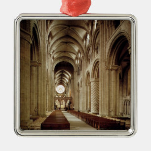 View of the nave, built 1093-1289 metal tree decoration