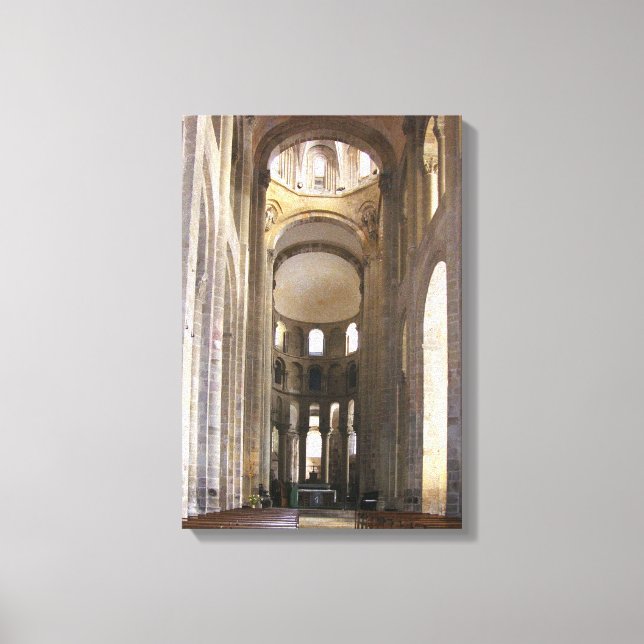 View of the nave, c.1050 (photo) 2 canvas print (Front)