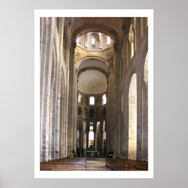 View of the nave, c.1050 (photo) 2 poster (Front)