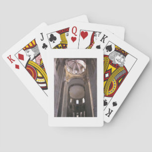 View of the nave, c.1050 (photo) playing cards
