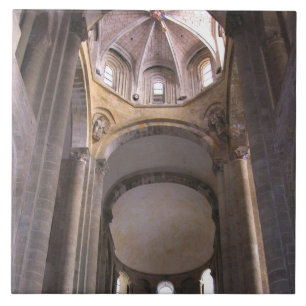 View of the nave, c.1050 (photo) tile