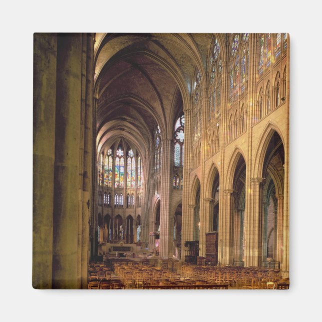 View of the nave looking east (photo) magnet (Front)