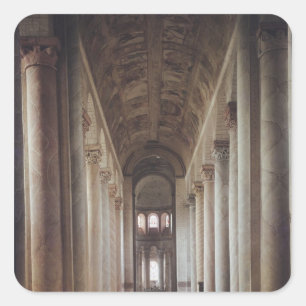 View of the nave towards the choir square sticker