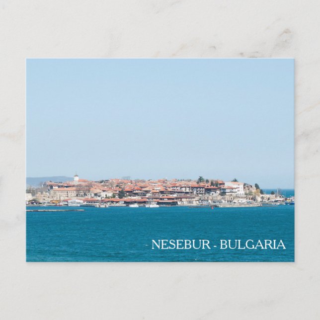 View of the Nesebur City, Bulgaria Postcard (Front)