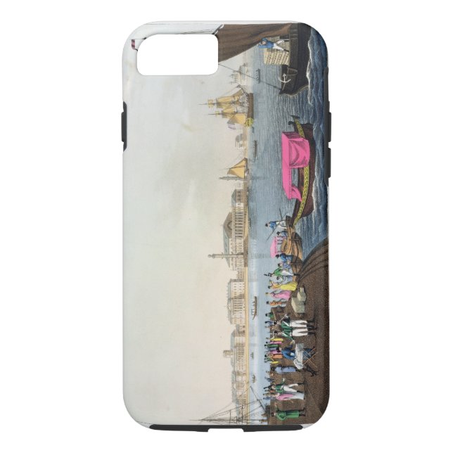 View of the Neva, the Harbour and the Exchange at Case-Mate iPhone Case (Back)